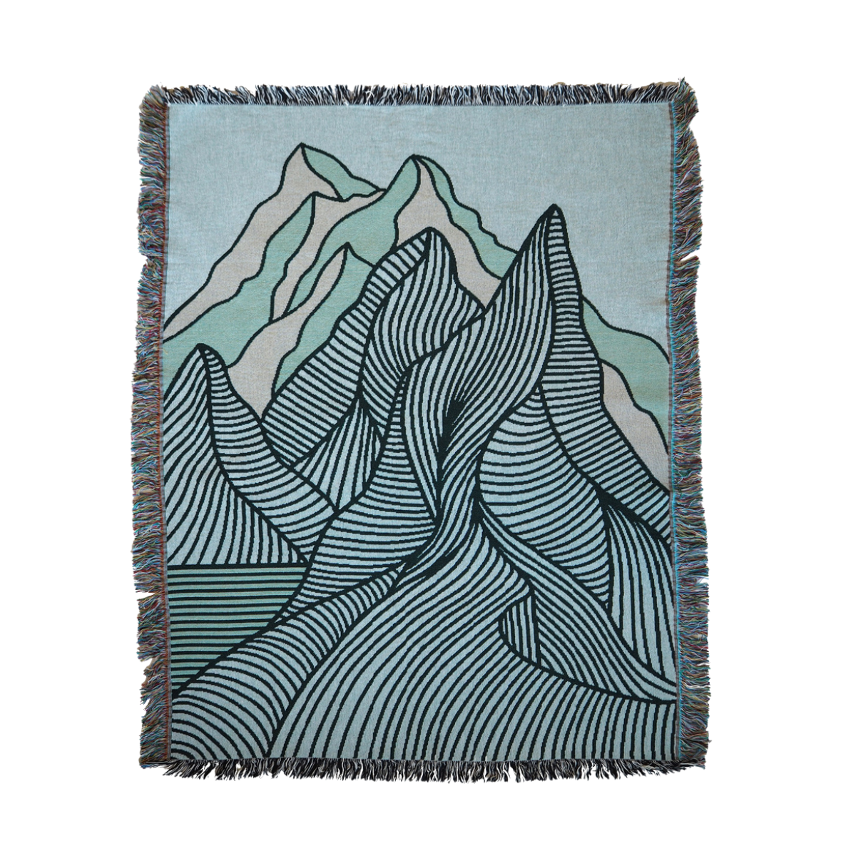 GRØNNE FJELL mini veggteppe