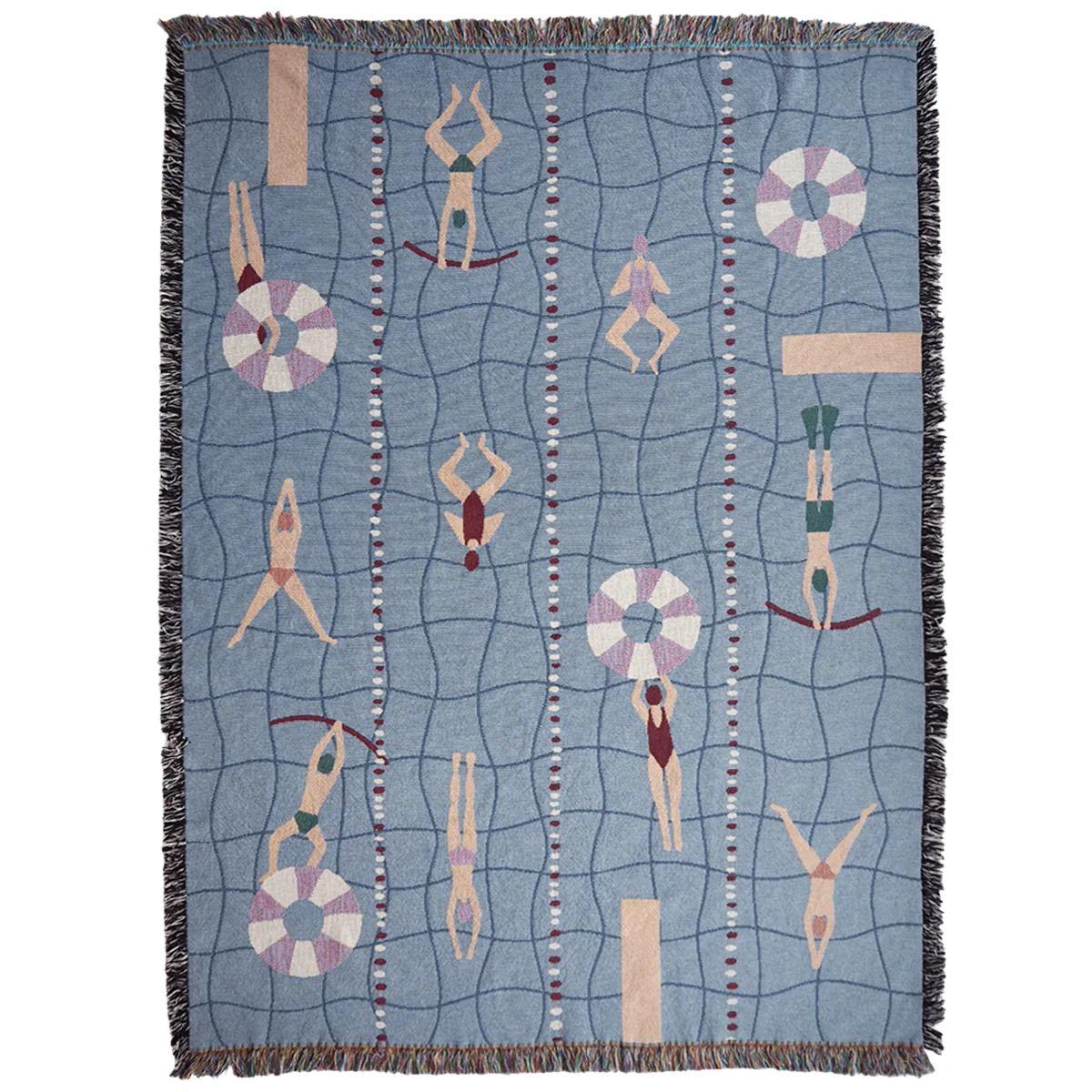 SVØMMETRENING veggteppe