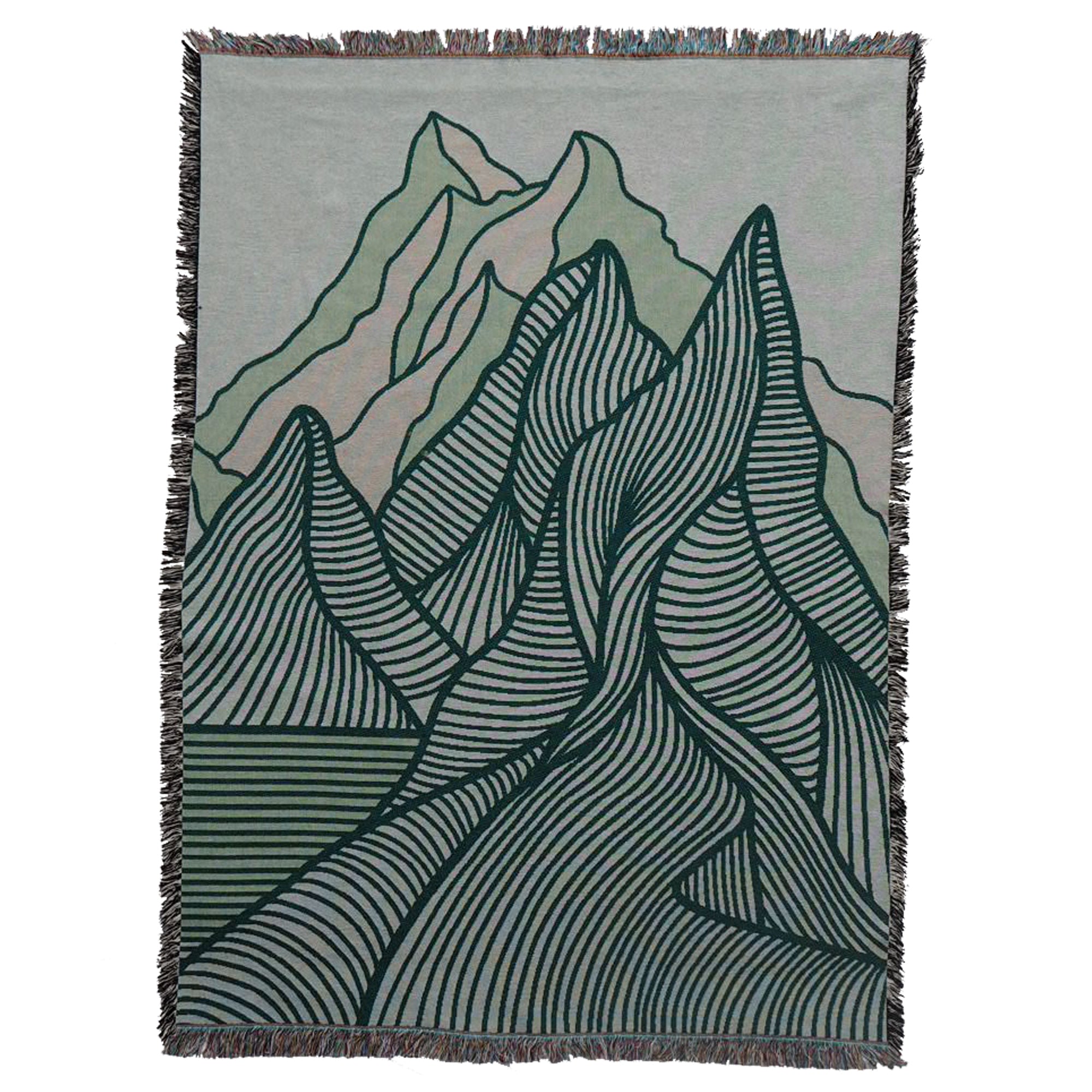 GRØNNE FJELL veggteppe