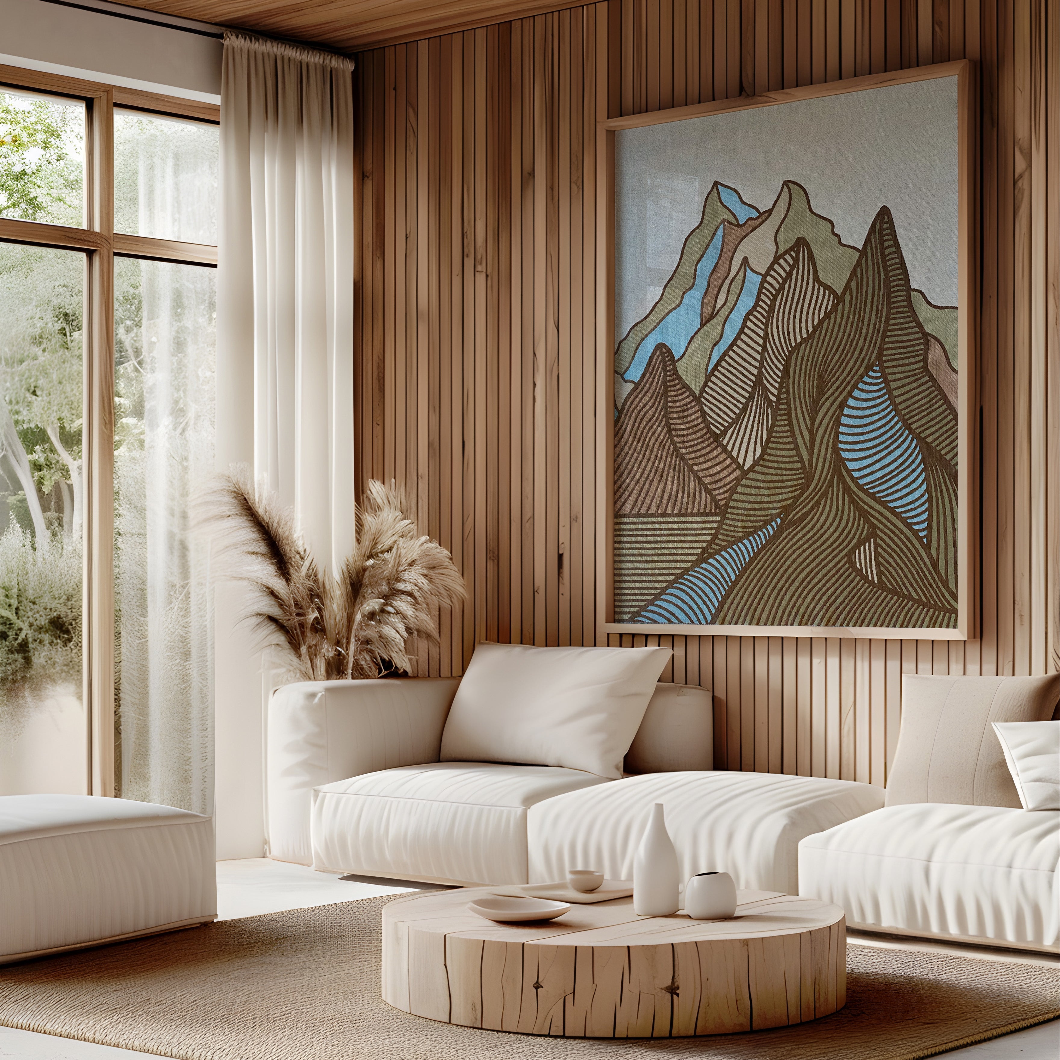 BRUNE FJELL veggteppe