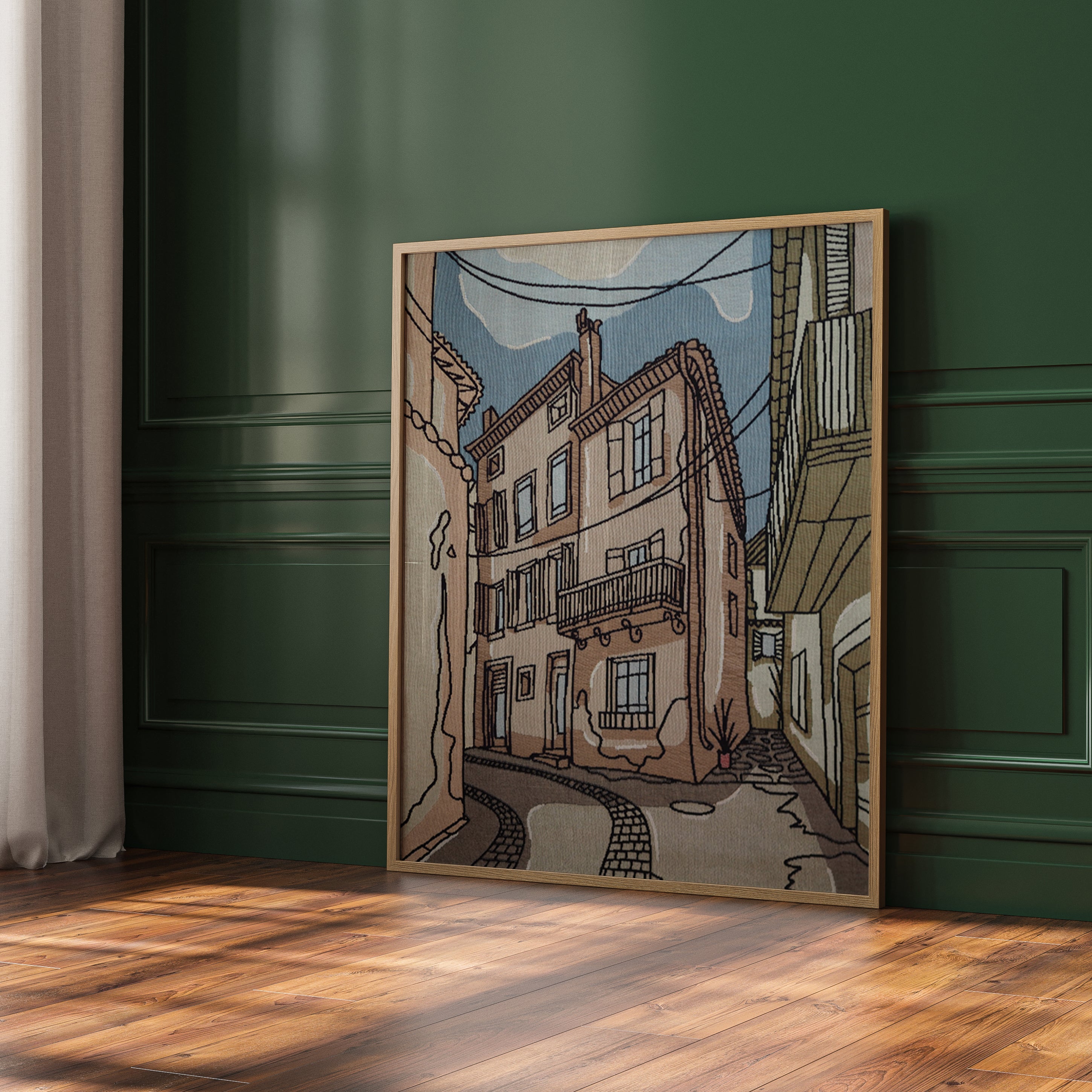 FRANCE mini veggteppe