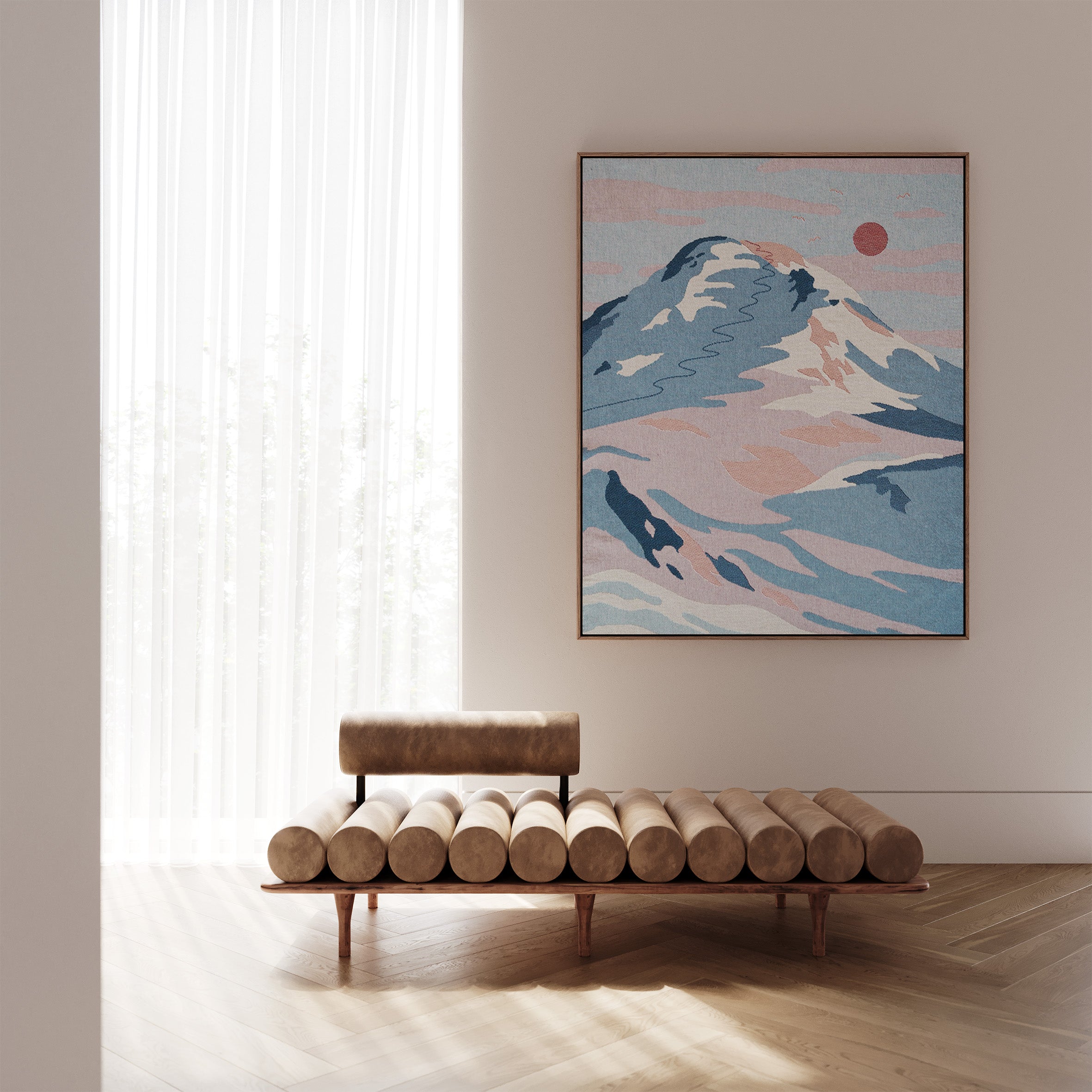 ETTERGLØD mini veggteppe