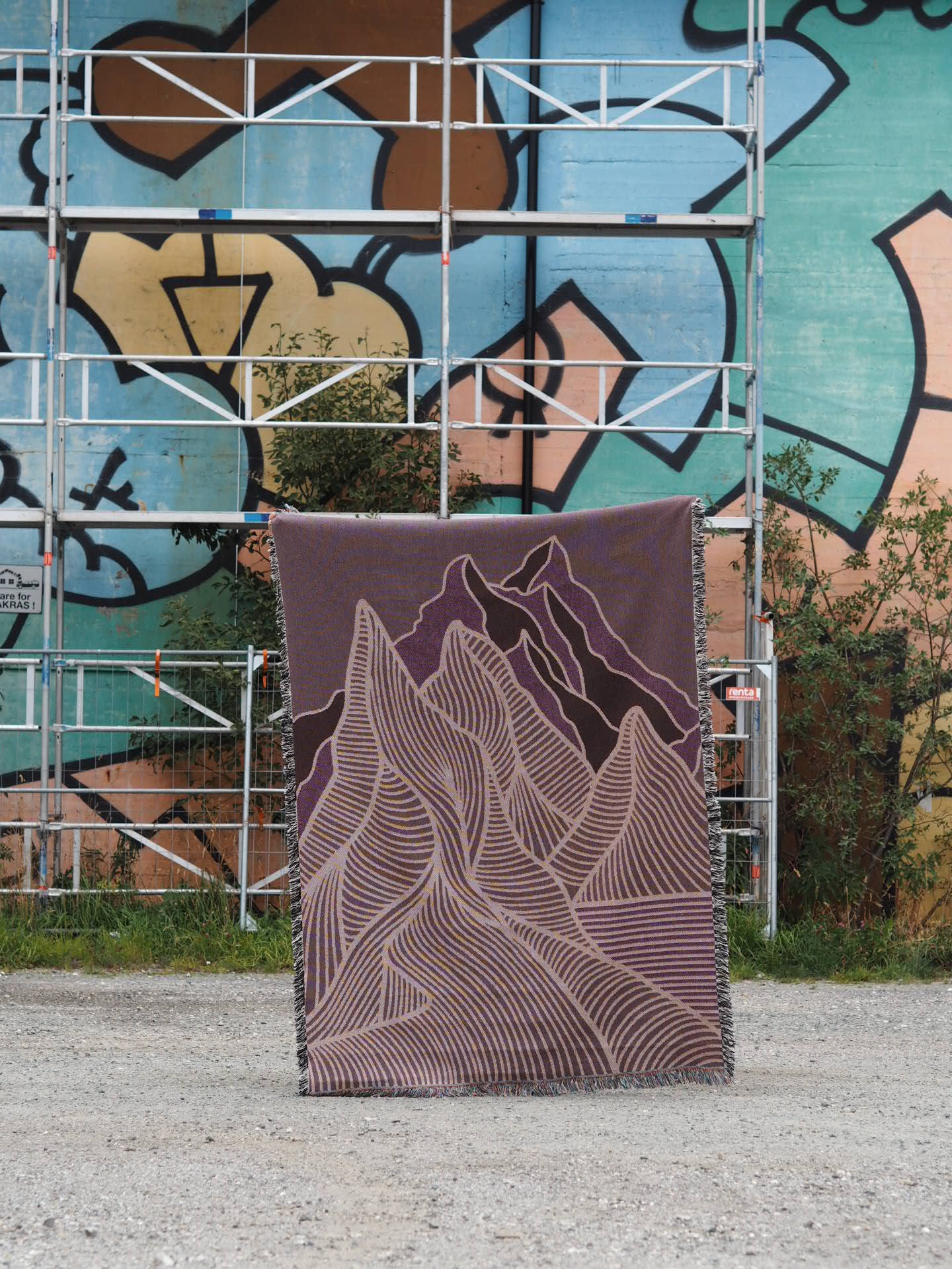 GRØNNE FJELL veggteppe