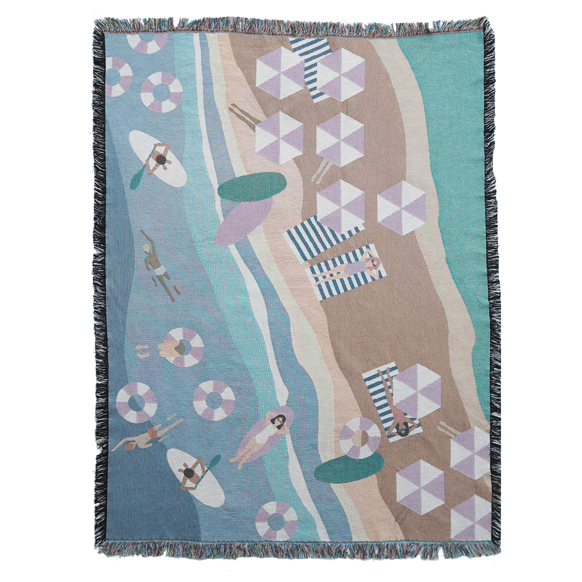 BEACH CLUB veggteppe