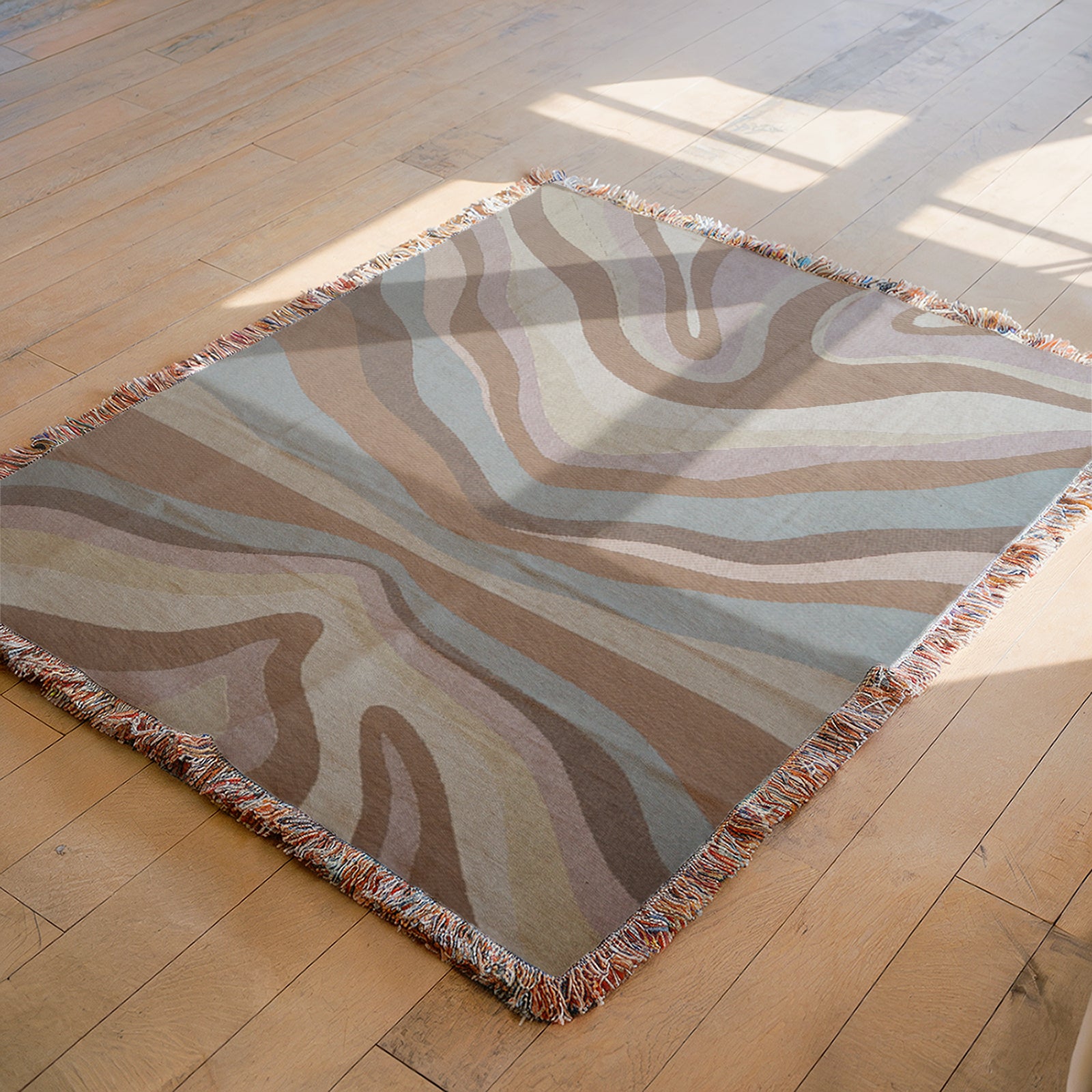 BEIGE LAND veggteppe