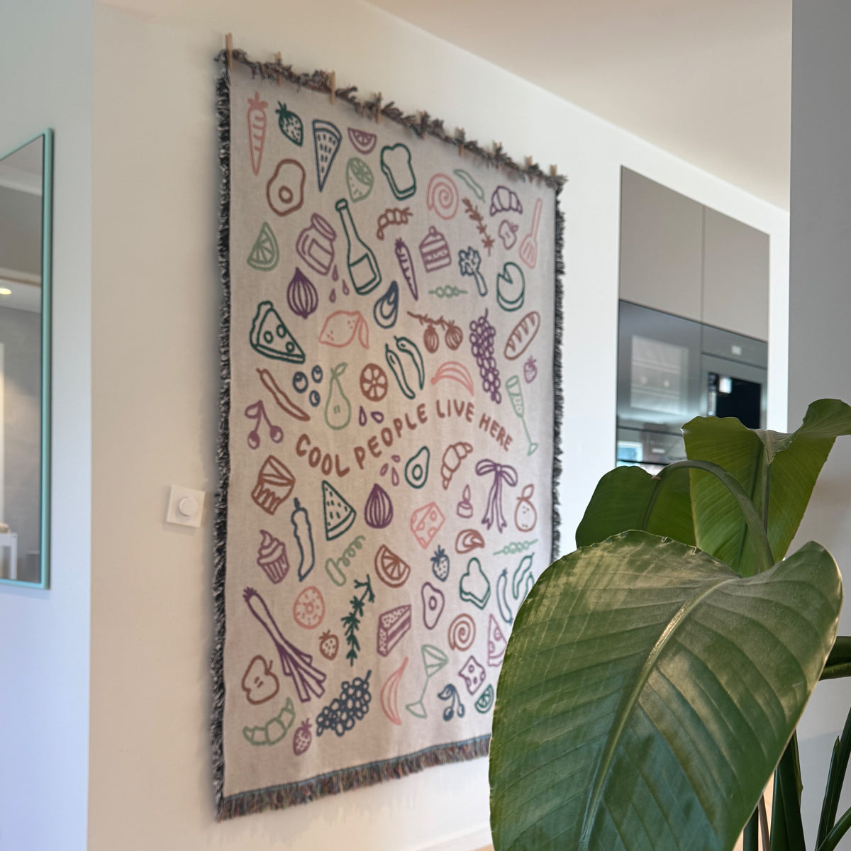 COOL PEOPLE veggteppe