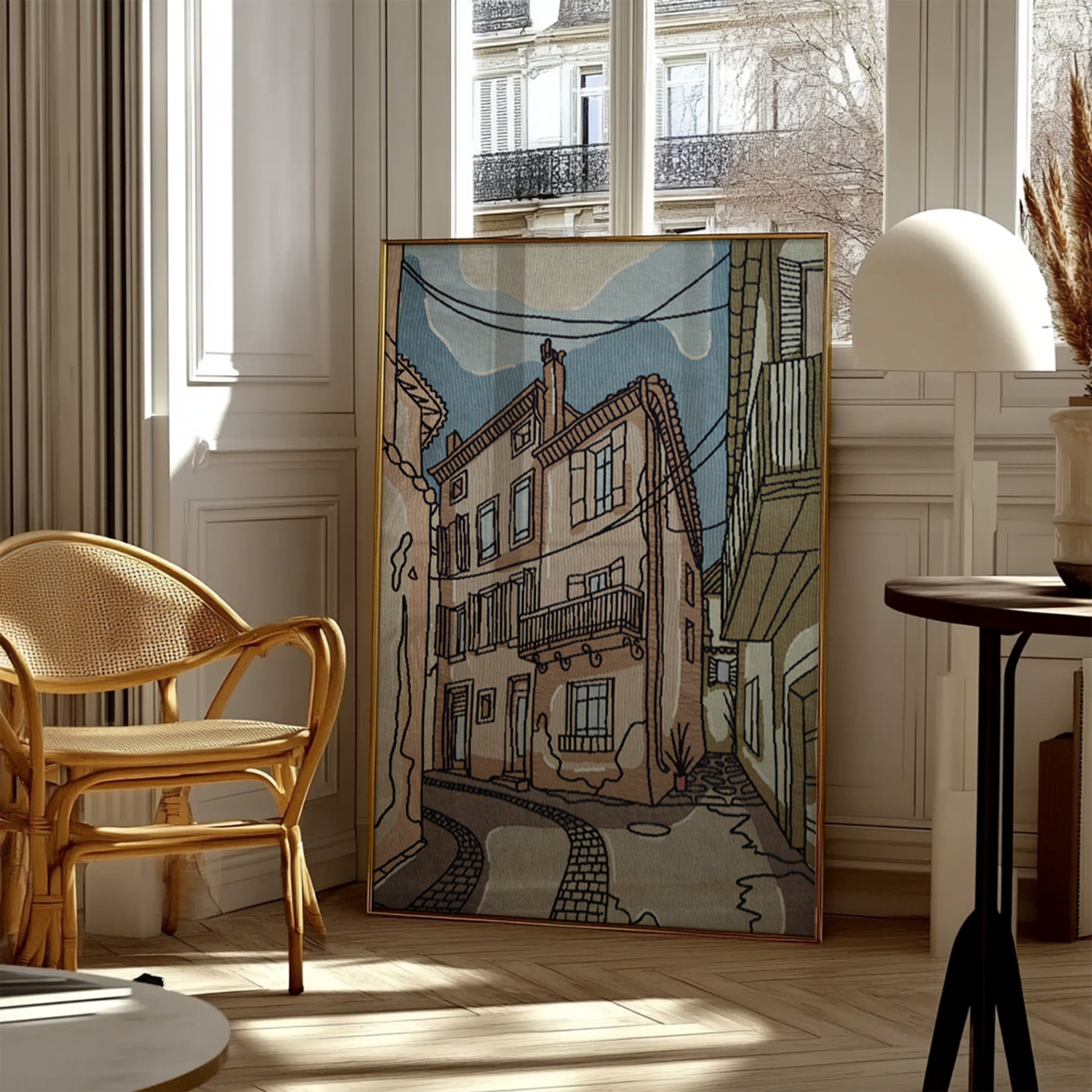 FRANCE mini veggteppe