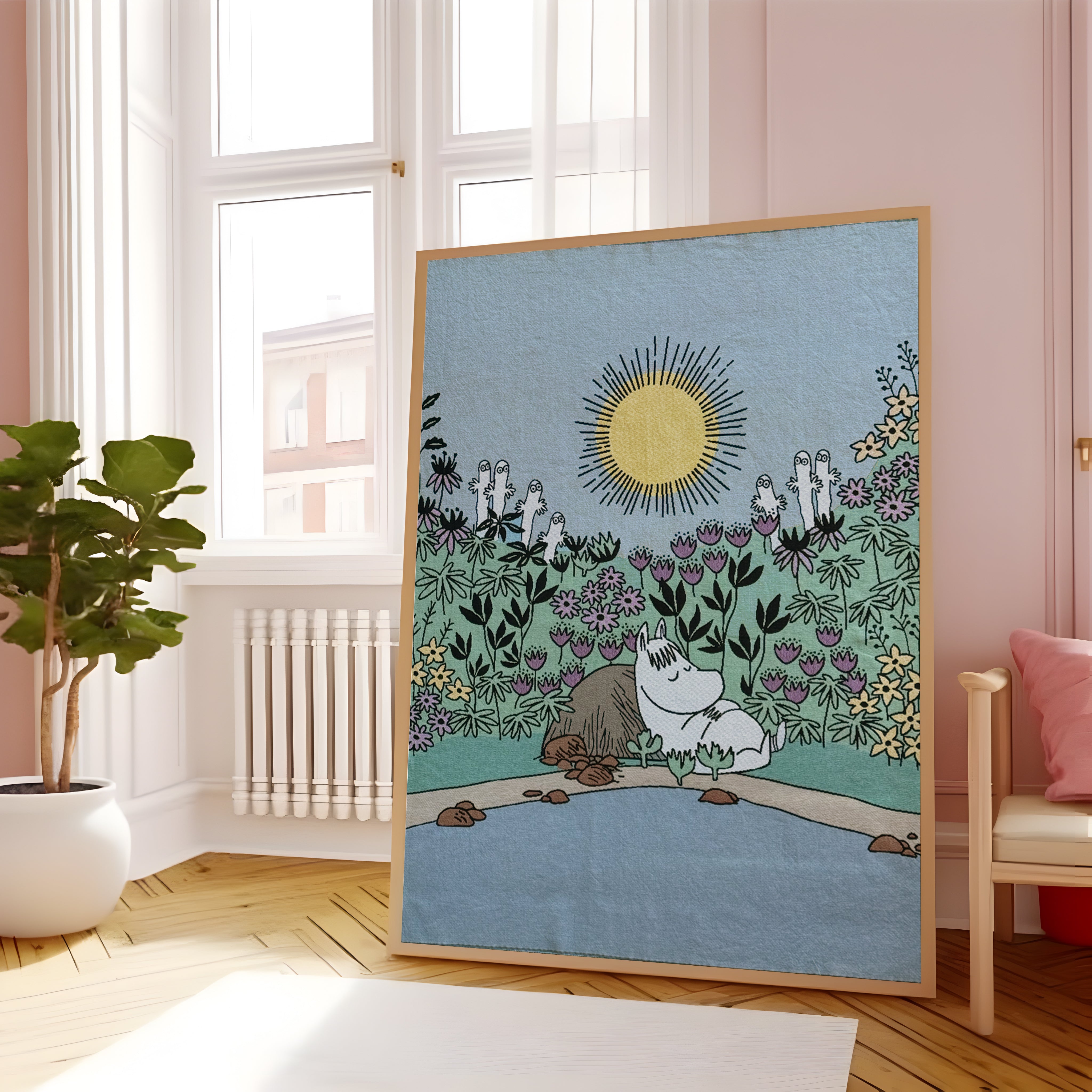 MOOMIN SOLSKINN veggteppe