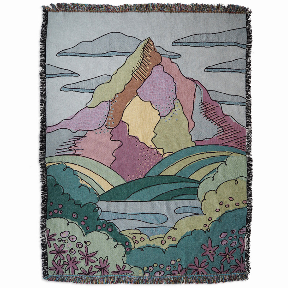 SUKKERTOPPEN veggteppe