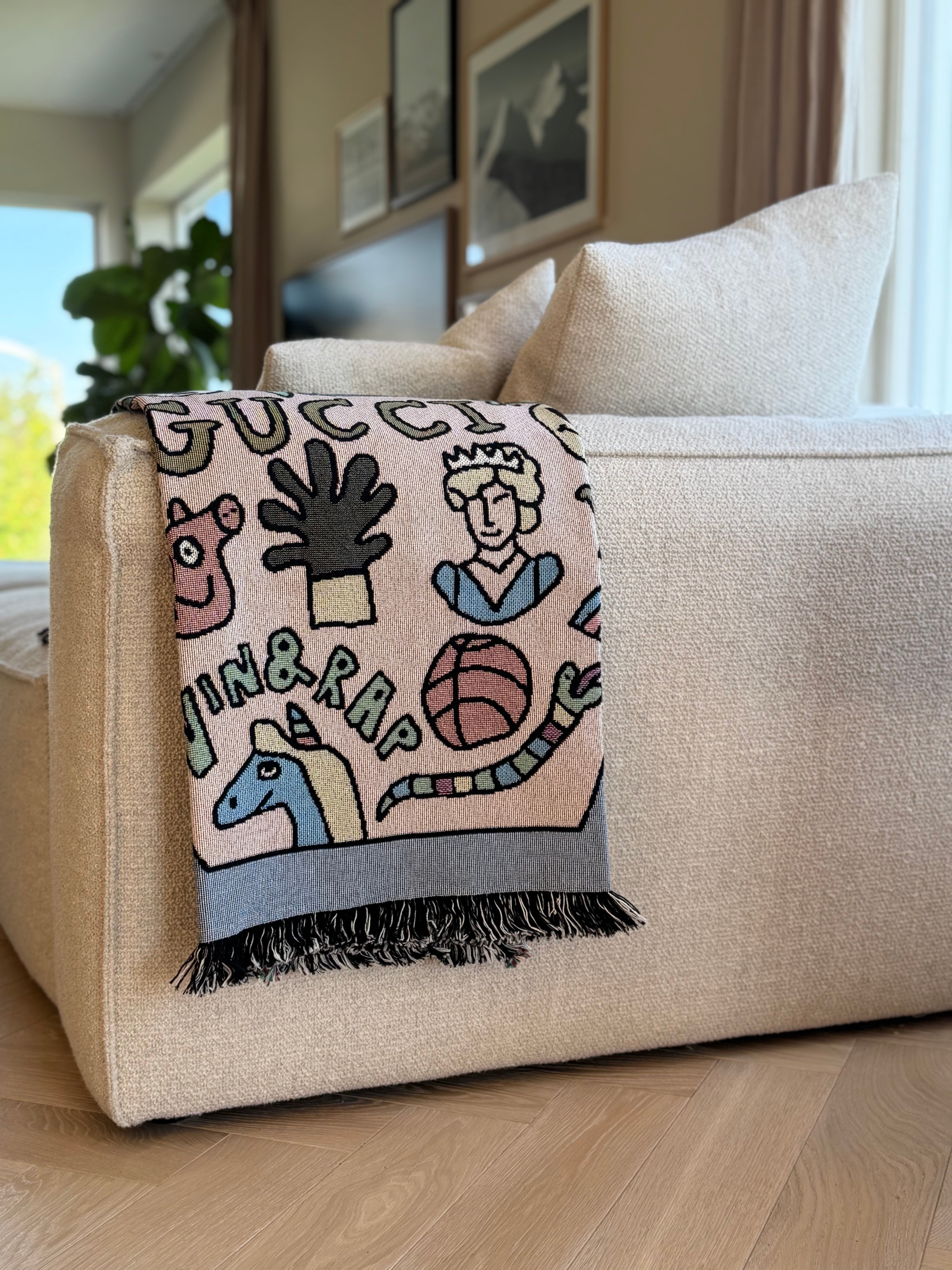 GUCCI FLOWERS mini veggteppe