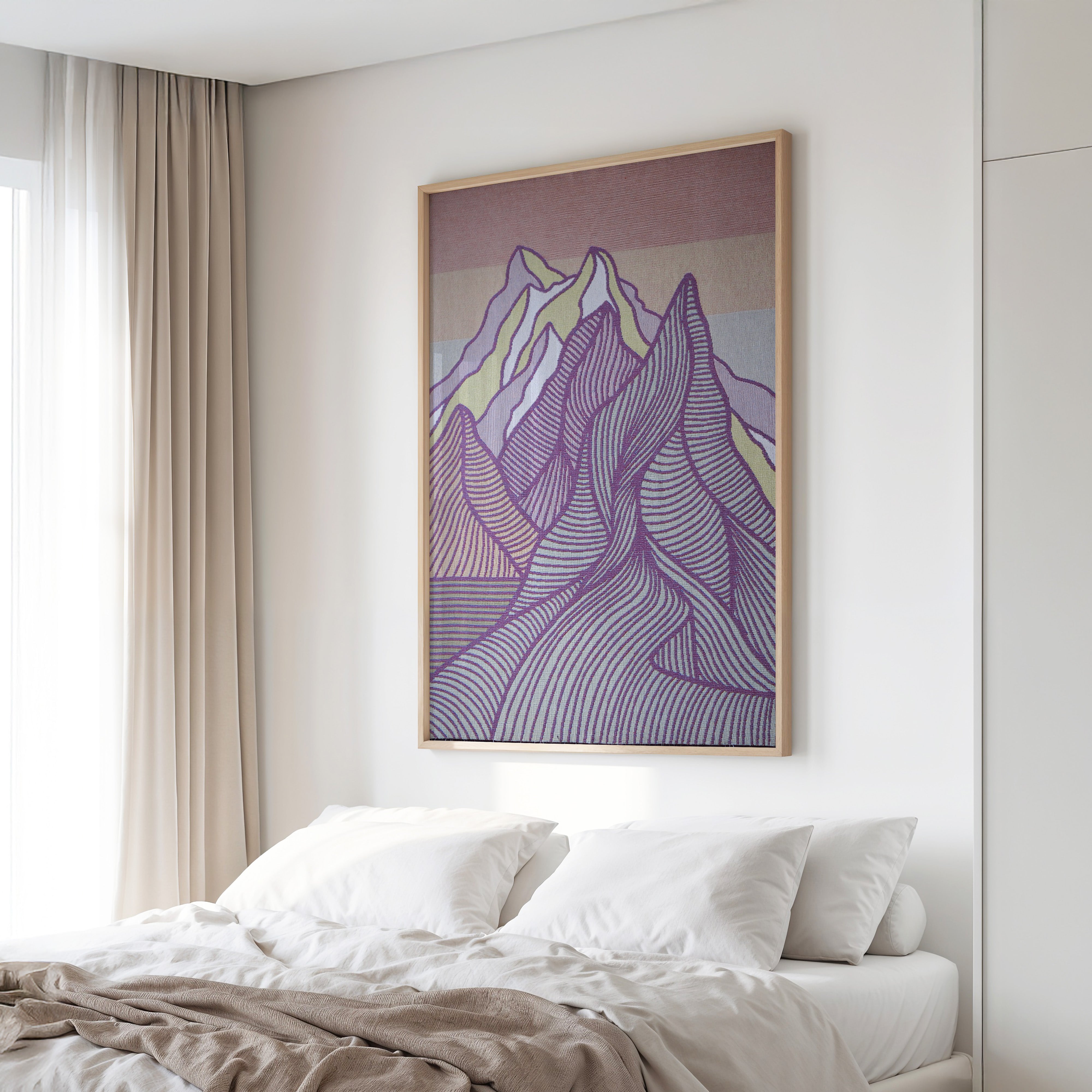 ROSA FJELL mini veggteppe