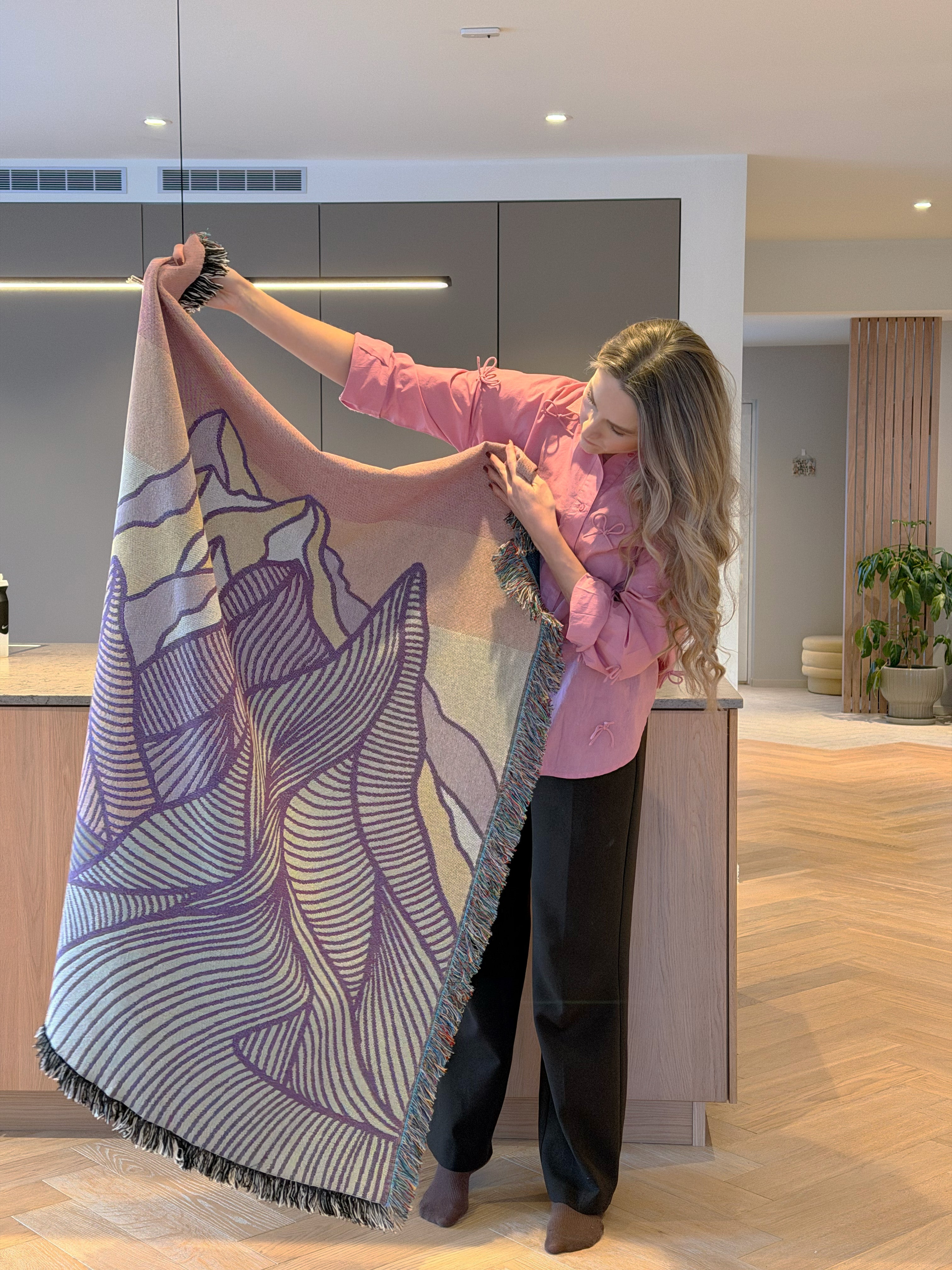 ROSA FJELL mini veggteppe