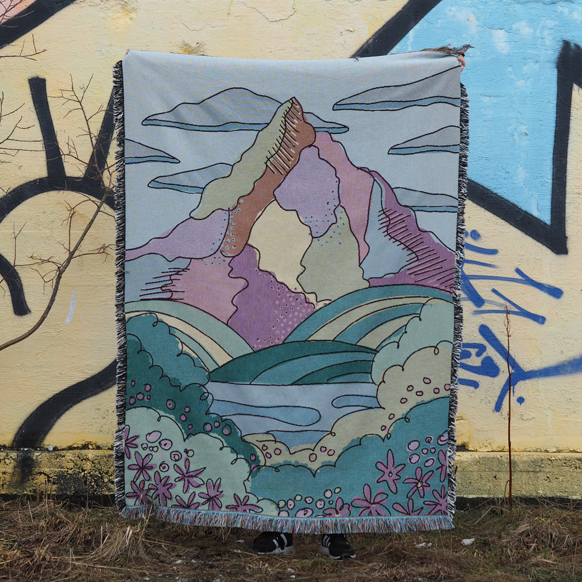 SUKKERTOPPEN veggteppe